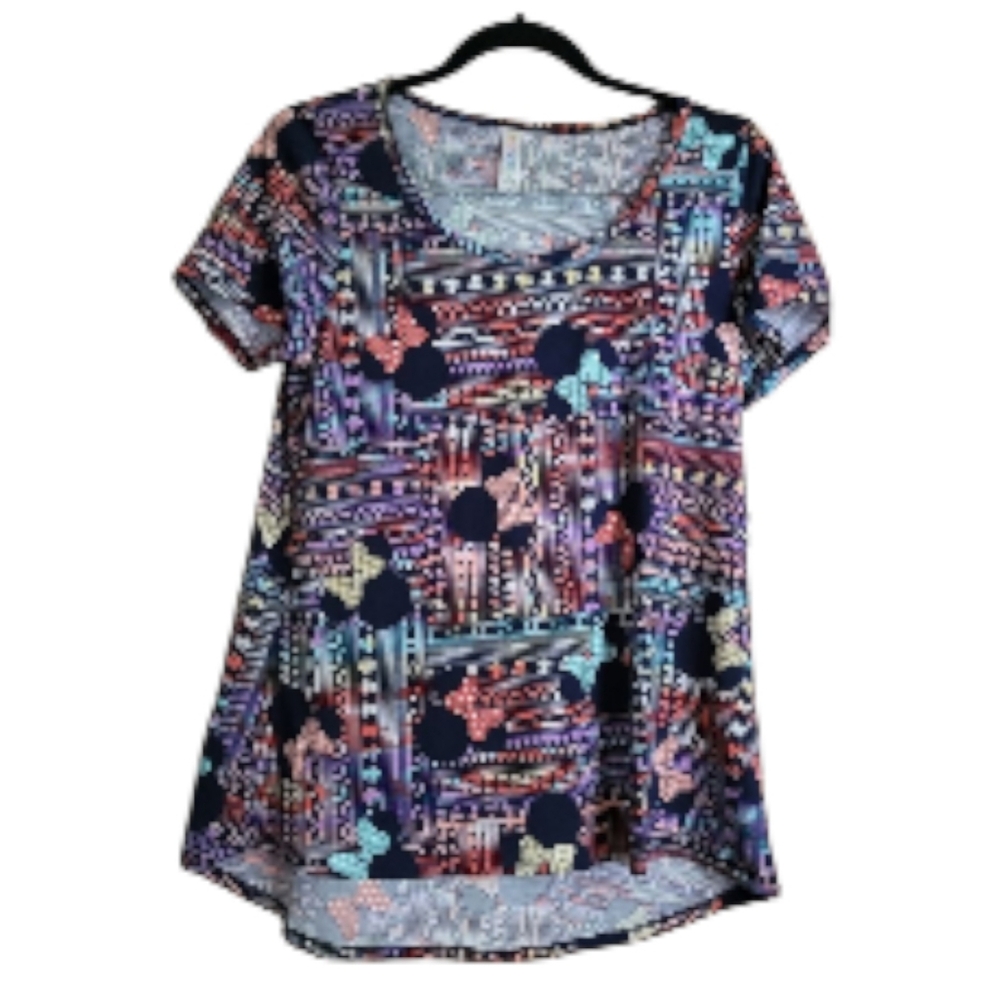 LulaRoe Disney Classic T-Shirt Womens S Multicolor Minnie Mouse  Colorful #8